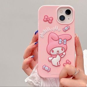 3D My Melody Phone Case in Pink Color